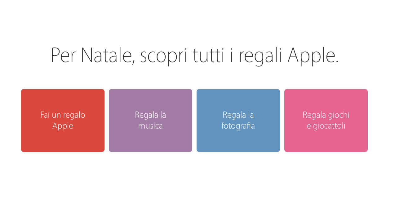 Tipologie di offerte per il black Friday di Apple