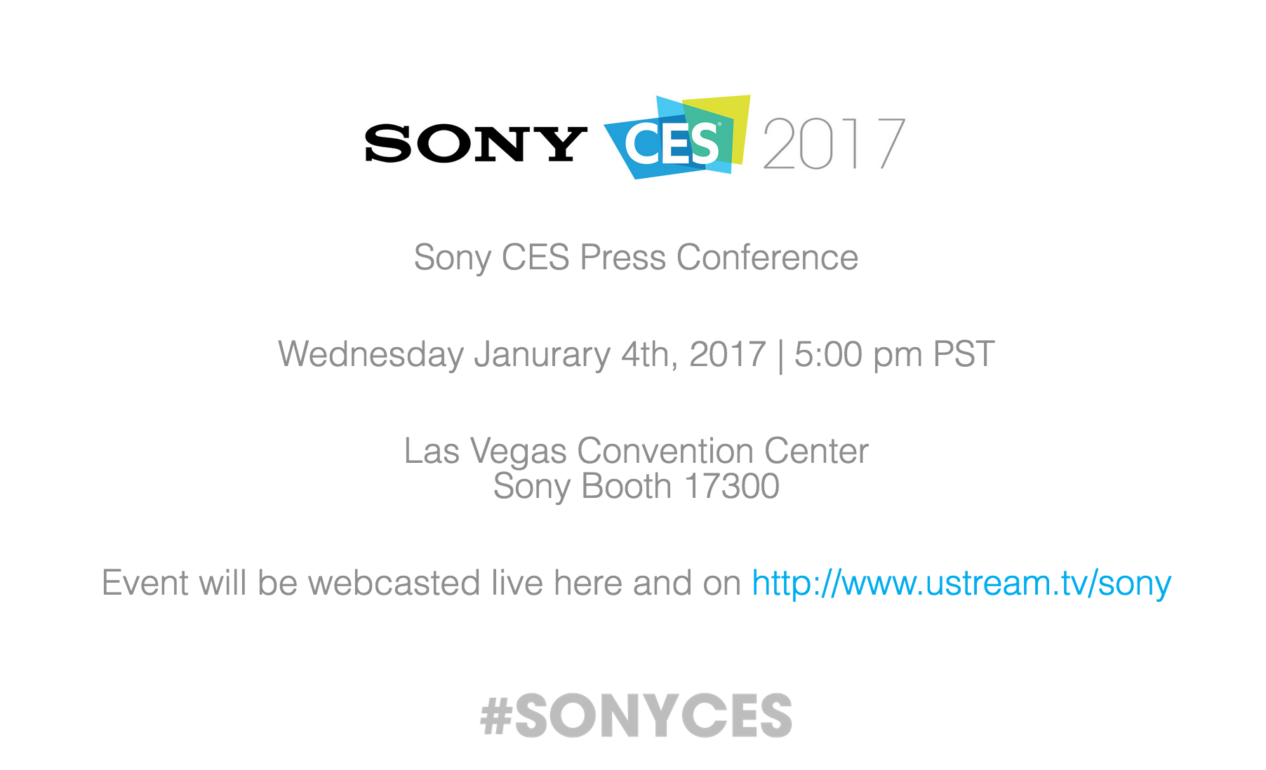 Sony CES 2017