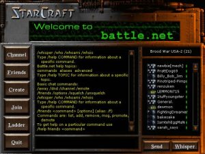 Starcraft battle.net
