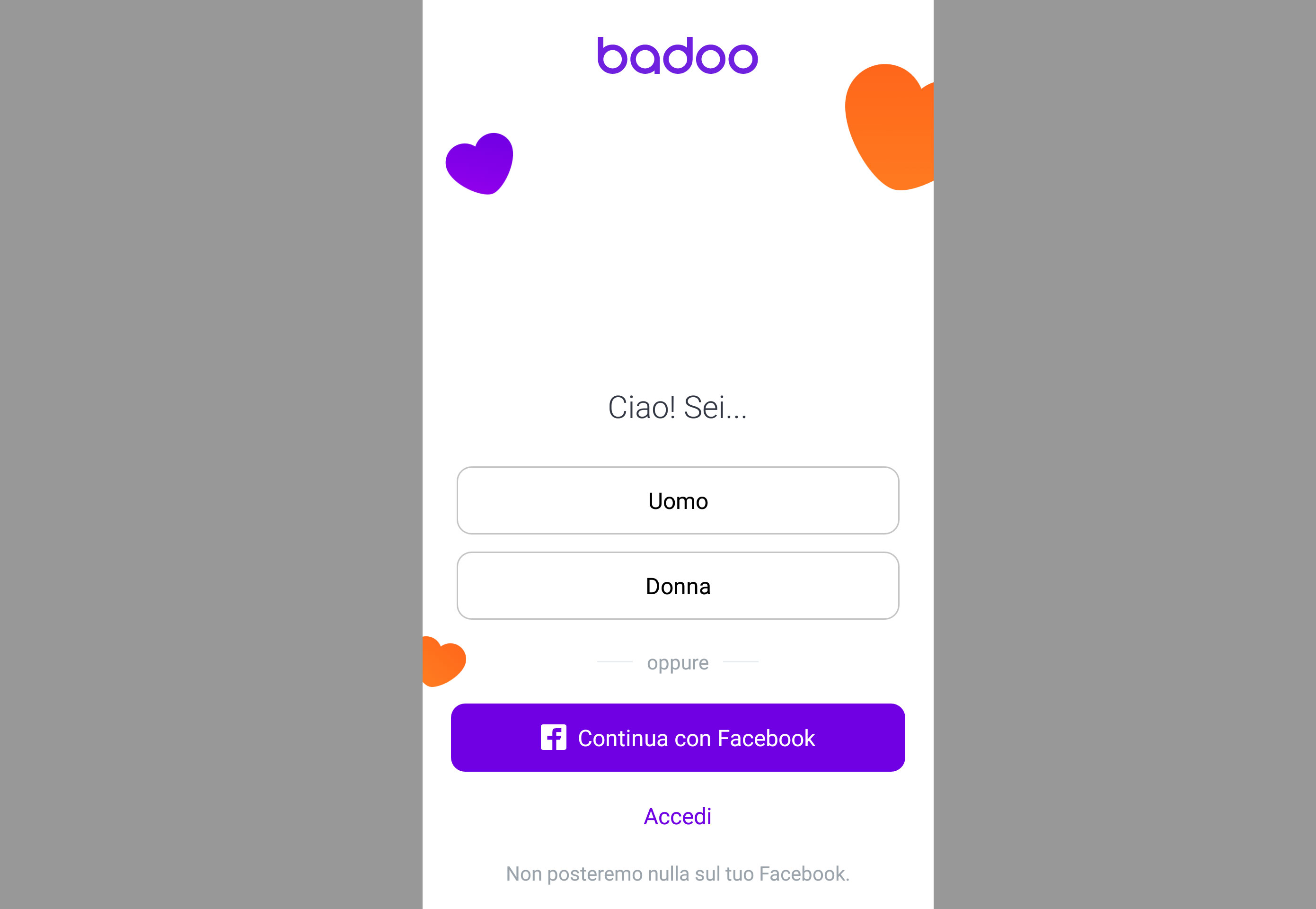 Badoo registrazione