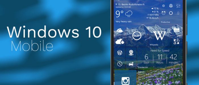 Windows 10 Mobile Anniversary Update