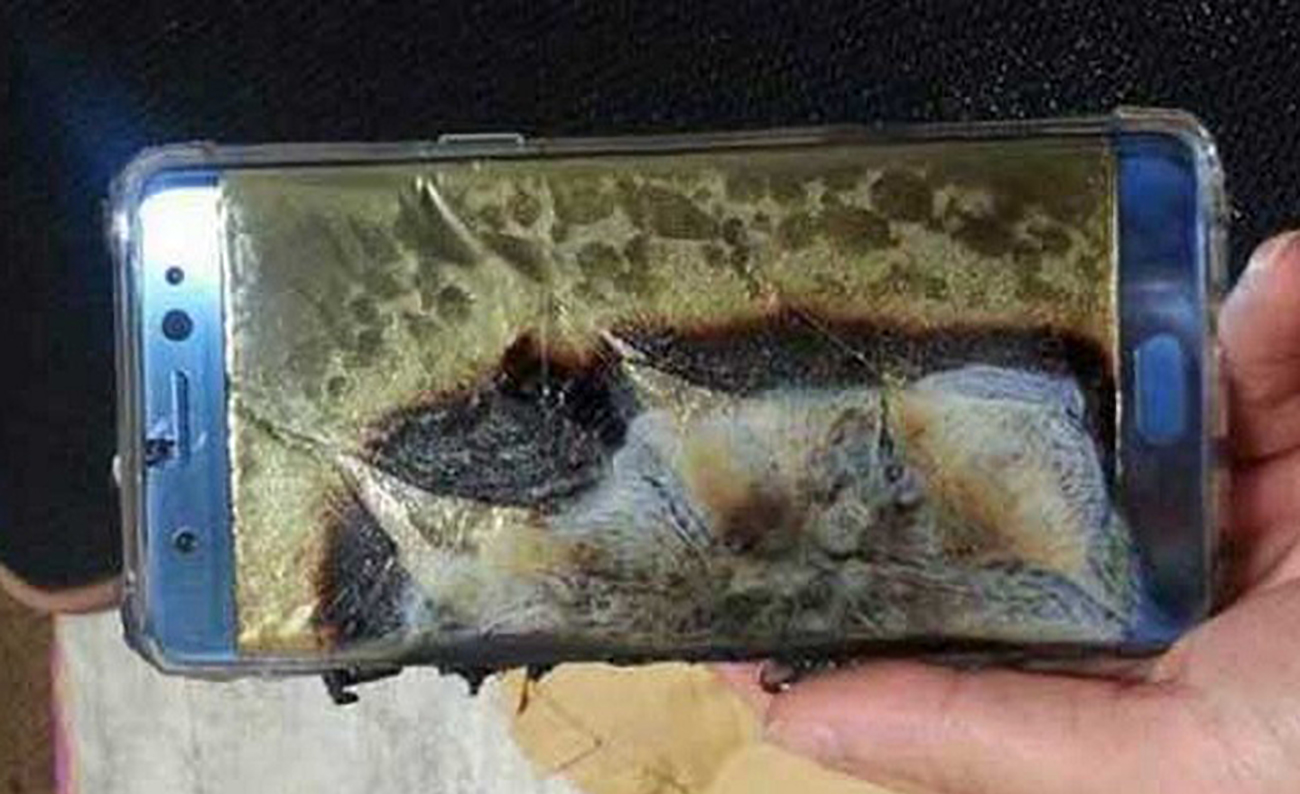 Samsung Galaxy Note 7: vendite sospese dopo 35 casi di esplosioni della batteria