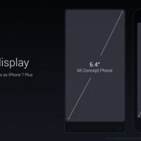 Xiaomi Mi Mix confronto iPhone