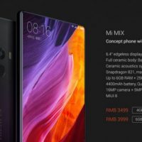 Xiaomi Mi Mix specifiche tecniche