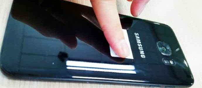 Galaxy S7 Edge Onyx Black lucido foto 2