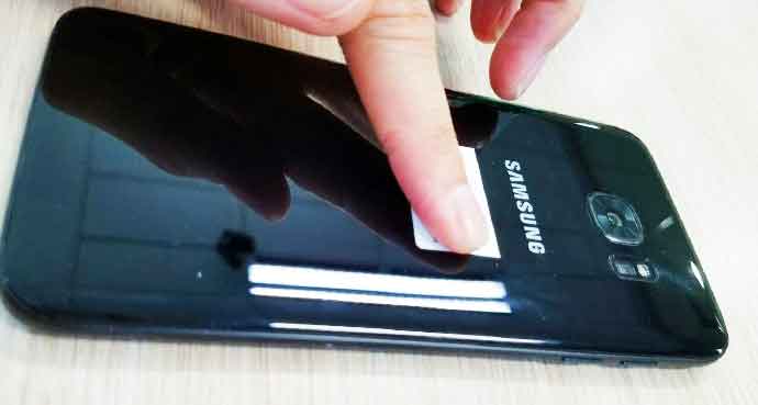 Galaxy S7 Edge Onyx Black lucido foto 2