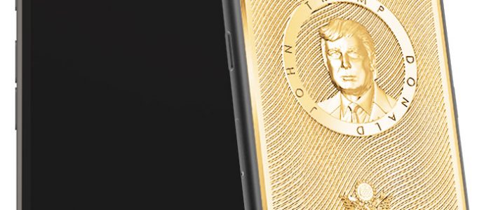 iPhone Donald Trump dorato