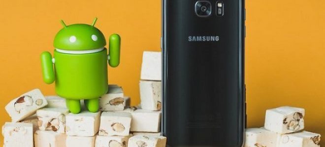 Android Nougat 7.0 per Gaalxy S7 Edge