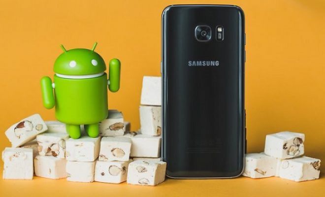 Android Nougat 7.0 per Gaalxy S7 Edge