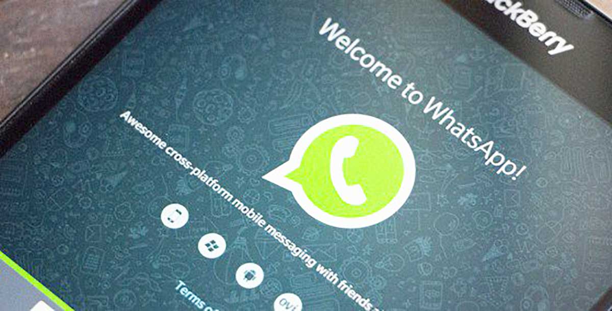 whatsapp su blackberry