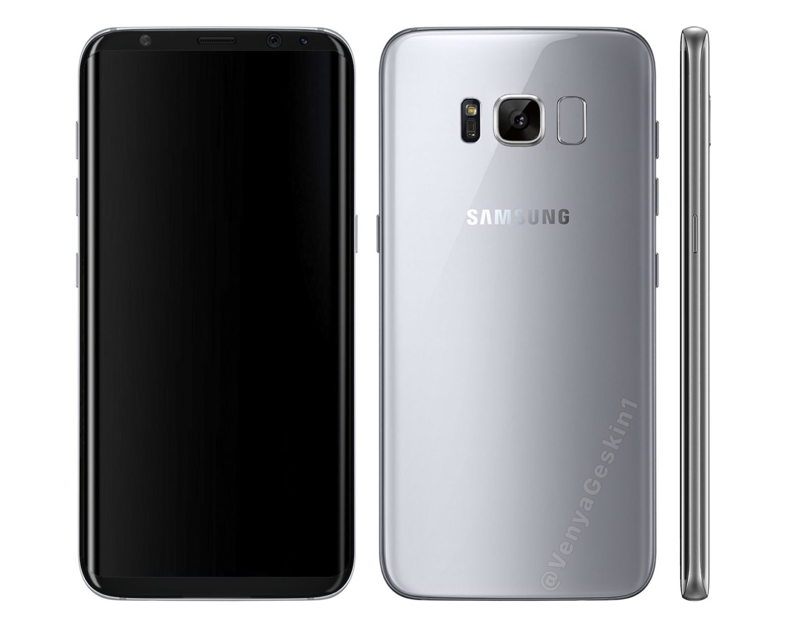 Samsung Galaxy S8 render