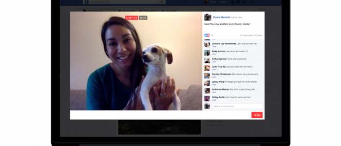 Facebook live desktop