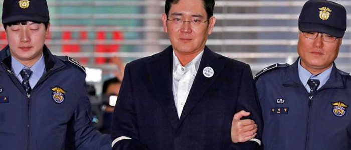 Vice Presidente di Samsung Lee arrestato