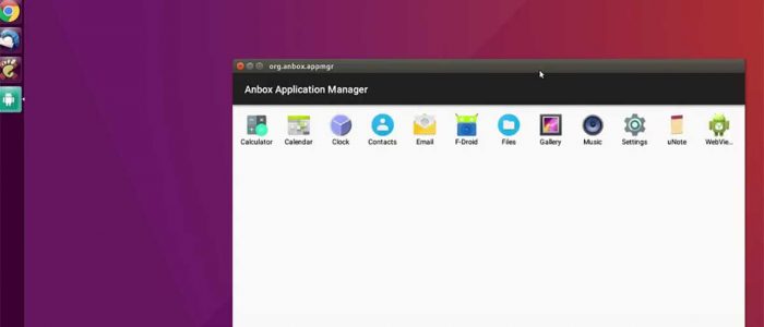 Anbox, app di Android su Linux