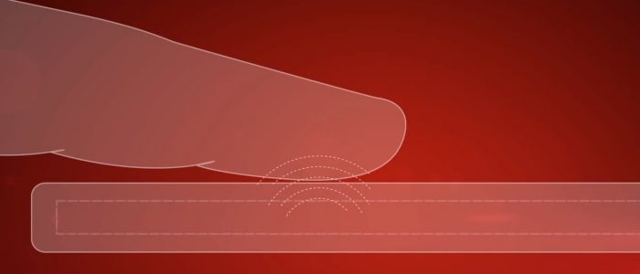 Ultrasonic scanner d'impronte digitali