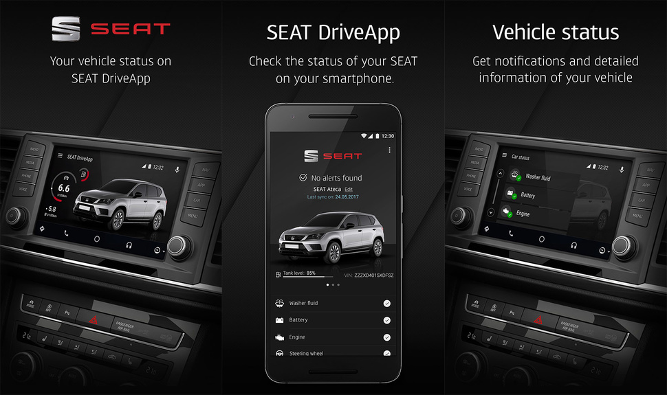 SEAT ANdroid Auto app driveapp