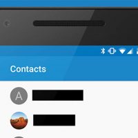 App Contatti di Android