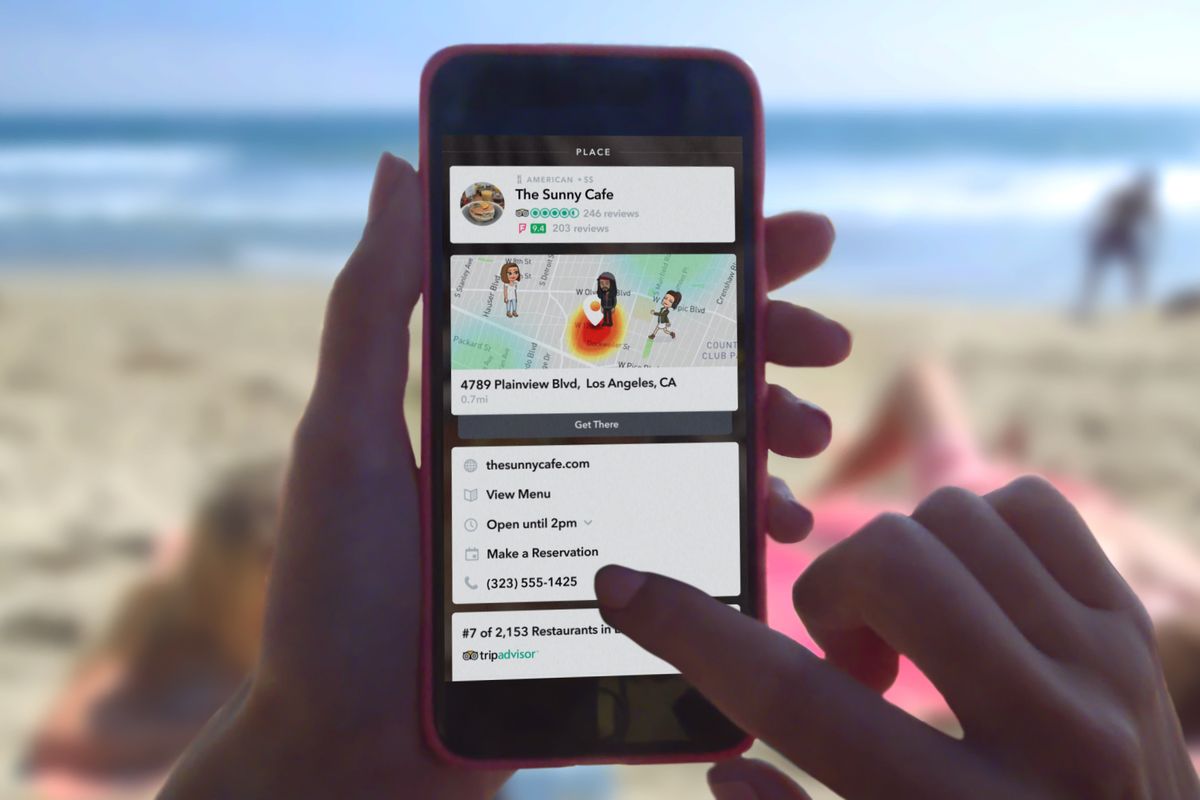 Context Cards su Snapchat
