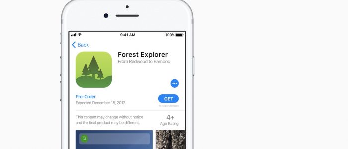 App Store preordini app