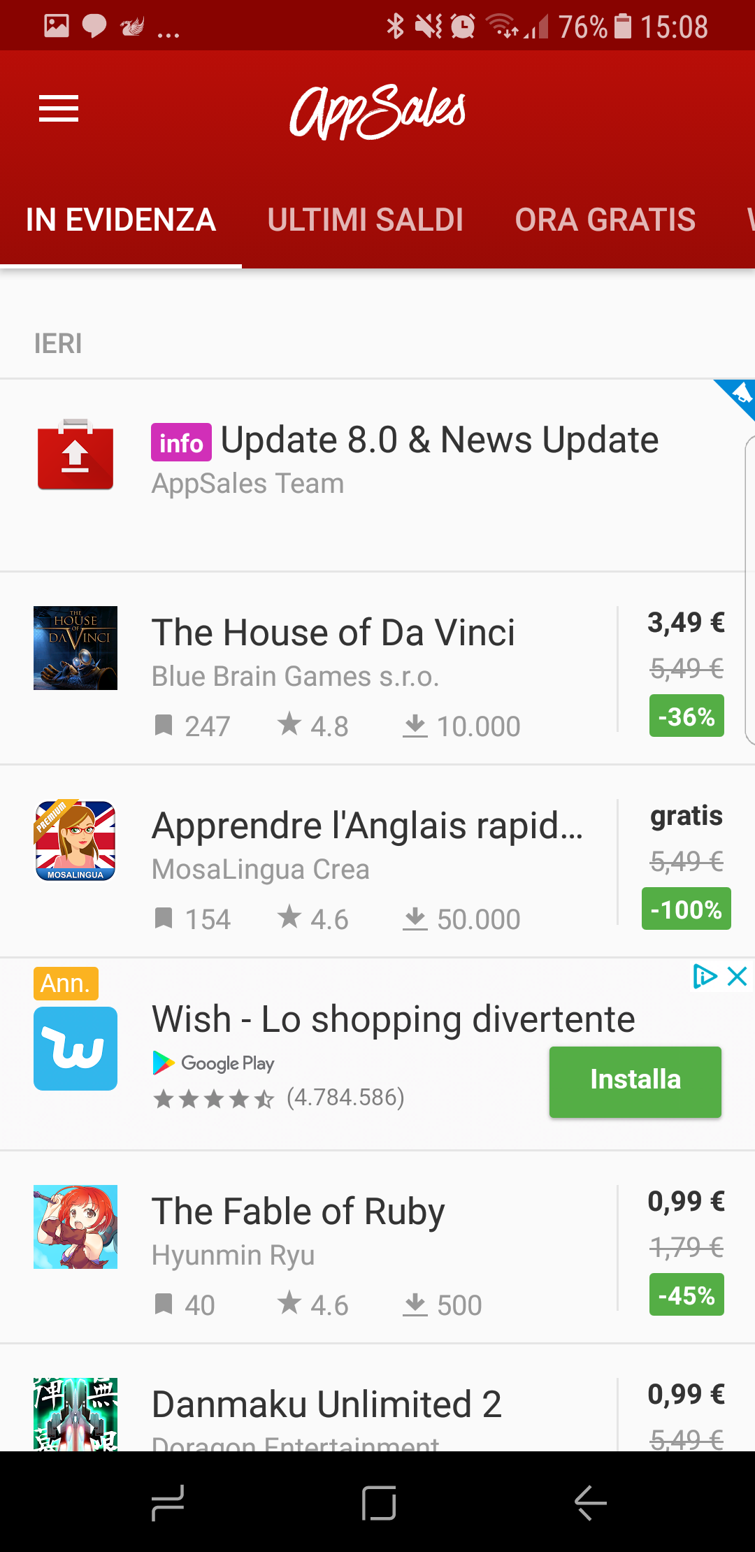 app sales