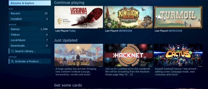 Steam link di Vale su iOS