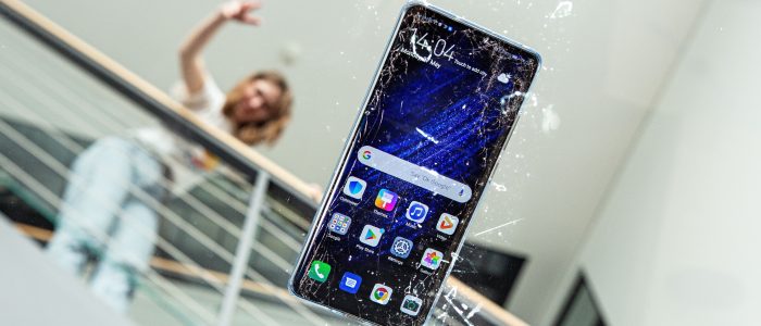 smartphone caduta