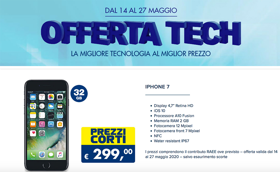 offerta tech Esselunga