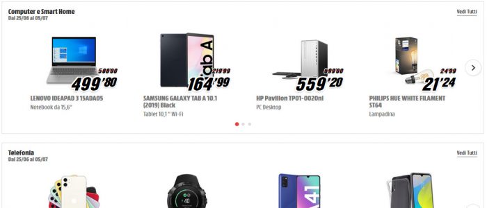 mediaworld mega sconti