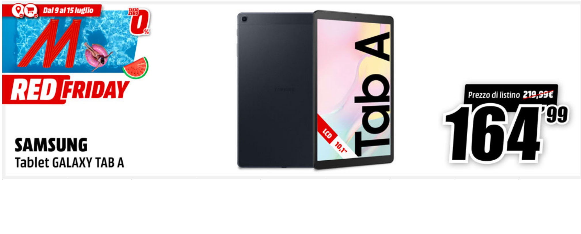 volantino Mediaworld Red Friday