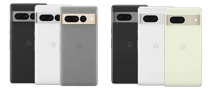 Pixel 7 e Pixel 7 Pro